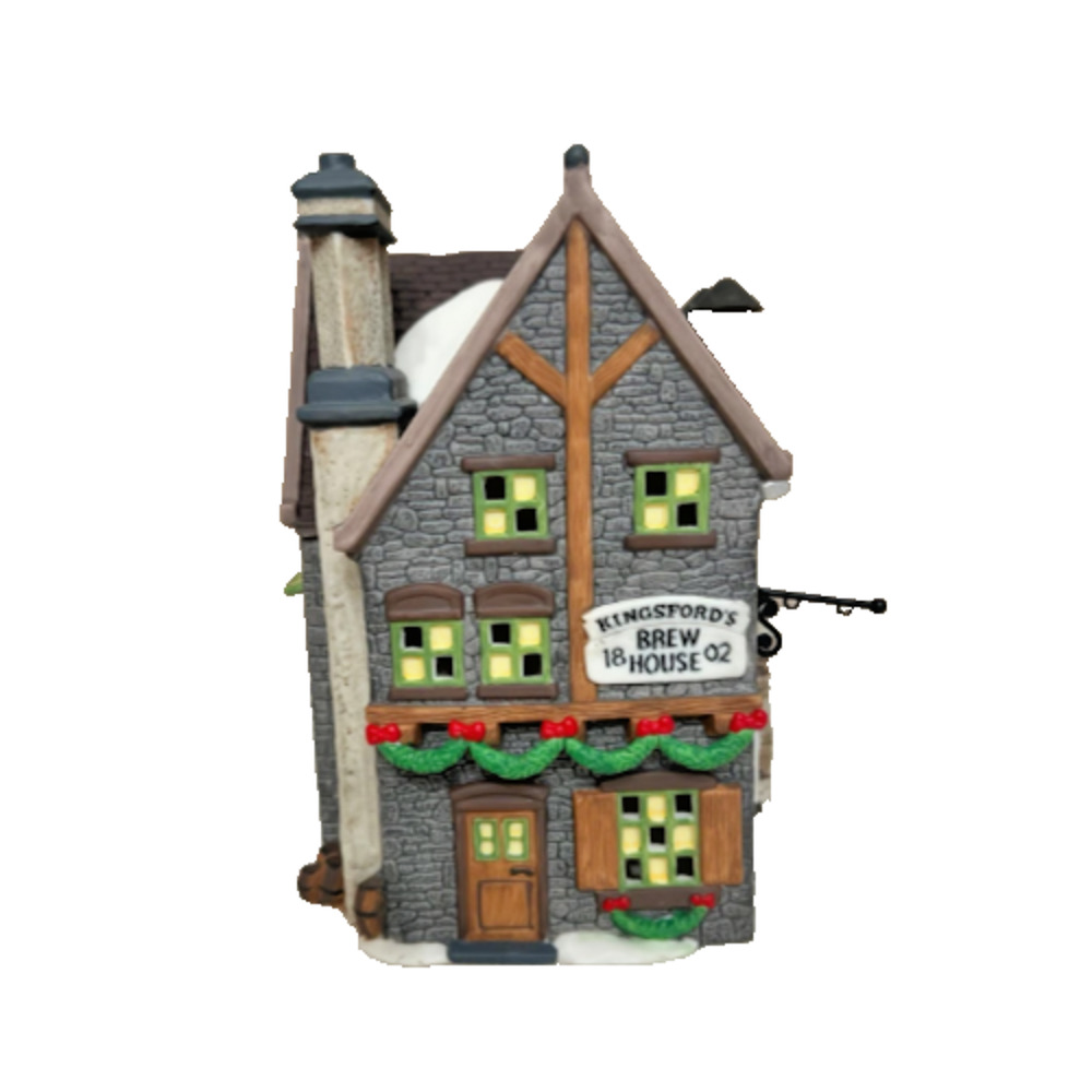 Dept 56 Dickens Village Kingsfords Brew House 5811-4 Porcelain Boxed NO Light